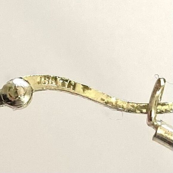 #AAY Sterling 925 Hammered Hoop Earrings - Picture 6 of 9